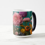 Spring flower mugs magische mok (Voorkant rechts)