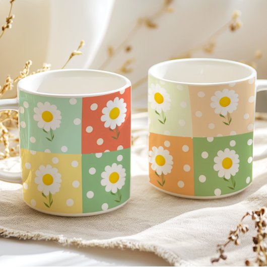 Spring Flower Pastel Cute Fun Koffiemok
