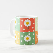 Spring Flower Pastel Cute Fun  Koffiemok (Voorkant links)