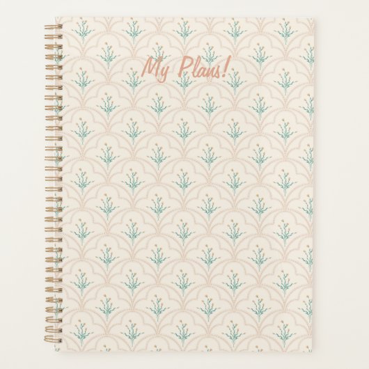 Spring flower pattern Planner (Voorkant)