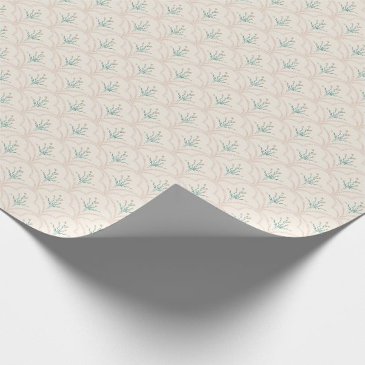 Spring flower pattern Wrapping Paper Cadeaupapier (Hoek)