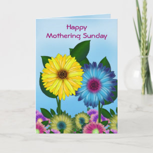 Spring Flower Photo Lijst for Mothering Sunday Kaart