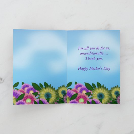 Spring Flower Photo Lijst Kaart (Binnen)