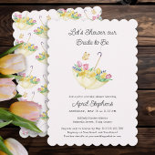 Spring Flower Shower het bruid-to-be Vrijgezellenf Kaart