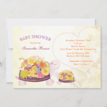 Spring Flower Turtles Baby shower