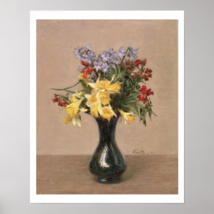Spring Flowers, 1869 (olie op canvas) Poster