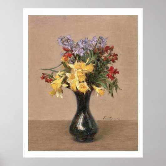 Spring Flowers, 1869 (olie op canvas) Poster (Voorkant)