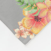 Spring Flowers 3 foto's Moederdag Fleece Deken (Hoek)