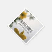 Spring Flowers 40th Birthday Party Paper Napkins Servetten (Hoek)