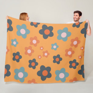 Spring Flowers 60x80 Fleece Deken