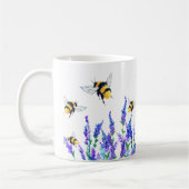 Spring Flowers and Bees Coffee Mok (Links)