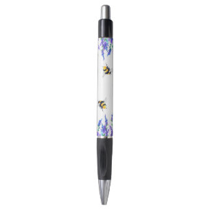 Spring Flowers and Bees Flying Pen
