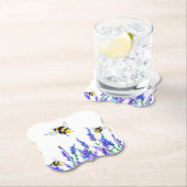 Spring Flowers and Bees Paper Onderzetter (Insitu)