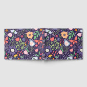 Spring Flowers and Birds Pattern Gastenboek (Volledig)