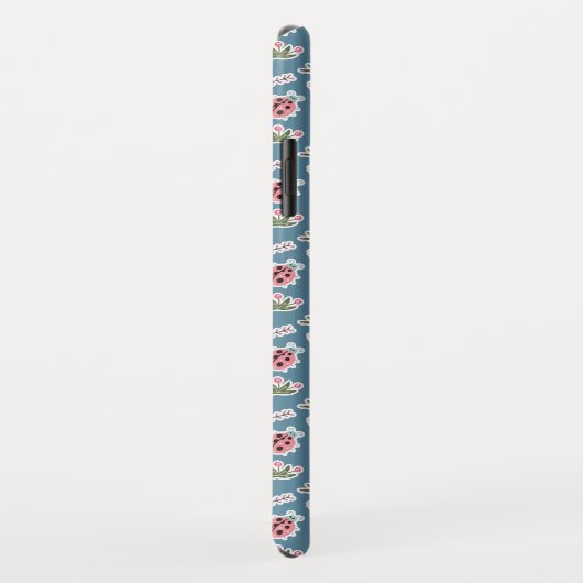 Spring Flowers and Ladybug Pattern Case-Mate iPhone Case (Achterkant/rechts)