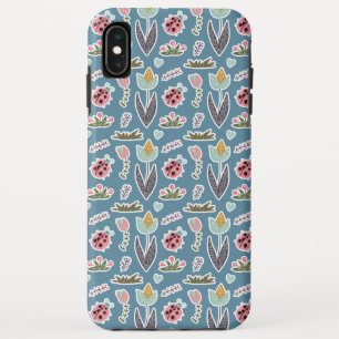 Spring Flowers and Ladybug Pattern Case-Mate iPhone Case