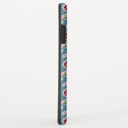 Spring Flowers and Ladybug Pattern Case-Mate iPhone Case (Achterkant/rechts)