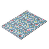 Spring Flowers and Ladybug Pattern Notitieboek (Linkerzijde)