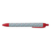 Spring Flowers and Ladybug Pattern Zwarte Inkt Pen (Bodem)