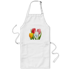 Spring Flowers Apron Lang Schort