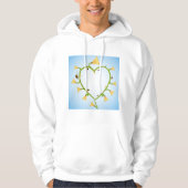 Spring Flowers Art Mannen Hoodie (Voorkant)