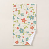 Spring Flowers Bath Towel Set Bad Handdoek (Handdoek)