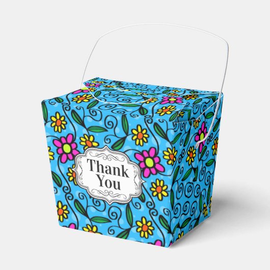 Spring Flowers Bedankt voor je voordracht Bedankdoosjes (Voorkant Zijde)