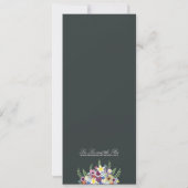 Spring Flowers, bewaar de datum Save The Date (Achterkant)