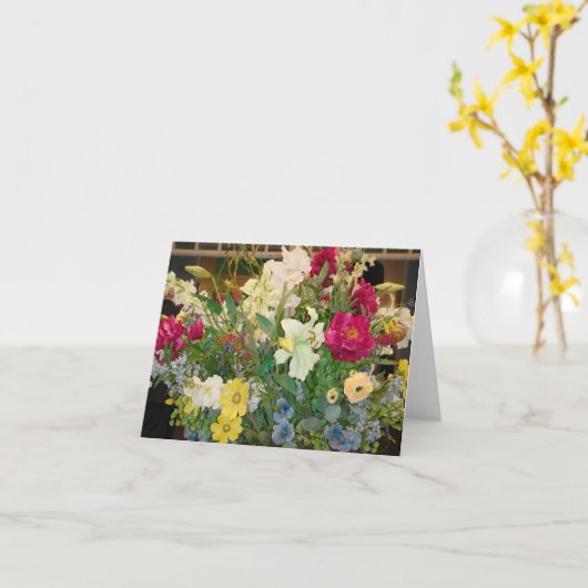 Spring Flowers Blank Note Kaart (Gele Bloem)