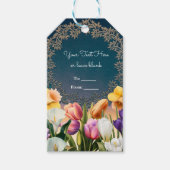Spring Flowers Bloemen Bloemen Lijst Elegant Chiqu Cadeaulabel (Voorkant)