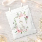 Spring Flowers Bloom First Birthday & Baptisme Bedankzakje (Geknipt)