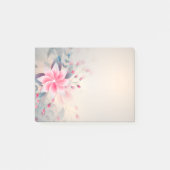 Spring Flowers Blossom roze Waterverf Post-it® Notes (Voorkant)
