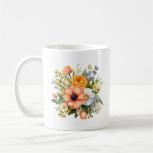 Spring Flowers Boeket Clipart-92390 Koffiemok