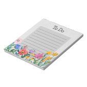 Spring Flowers Botanical Garden Notitieblok Todo L (Linkerzijde)