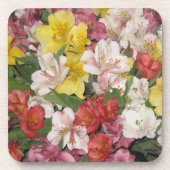 Spring Flowers Bouquet Floral Design Onderzetters (Voorkant)