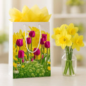 Spring Flowers / Bouquet of Daffodils, Tulips Medium Cadeauzakje