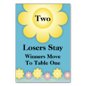 Spring Flowers Bunco Table Kaart #2 (Voorkant)