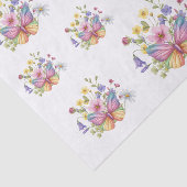 Spring Flowers & Butterflies Decoupage Tissuepapier (Detail)