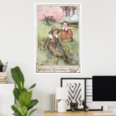 Spring Flowers by Anne Anderson Poster (Thuiskantoor)