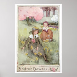 Spring Flowers by Anne Anderson Poster