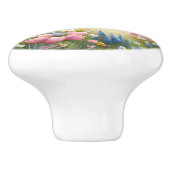 Spring Flowers by Lighthouse Coastal Cottage Keramische Knop (Zijkant)