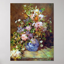 Spring Flowers by Renoir Print