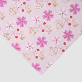 Spring Flowers Cherry Blossom Pink Blush Tissuepapier (Detail)