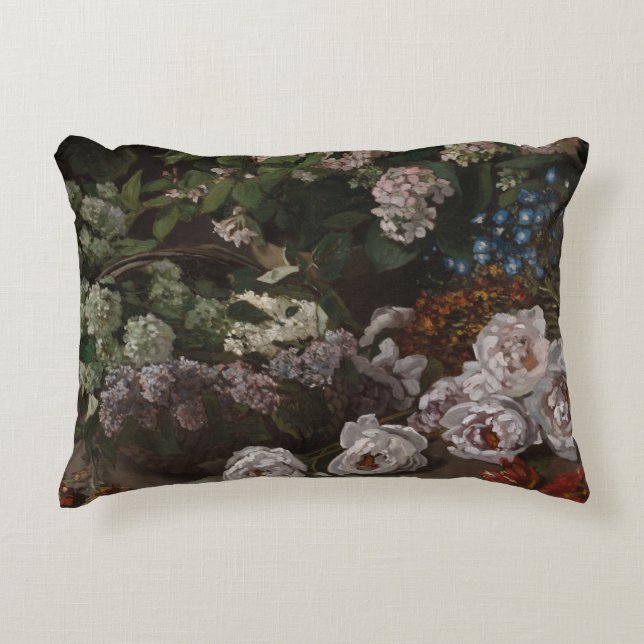 Spring Flowers - Claude Monet Accent Kussen (Voorkant)