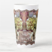 Spring Flowers Cup of Joy PCM1 Latte Mug Latte Mok (Voorkant)