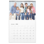 Spring Flowers Custom Foto Collage Yellow Kalender (Jan 2026)