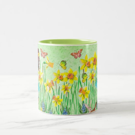 Spring Flowers Cute  Mok (Center)