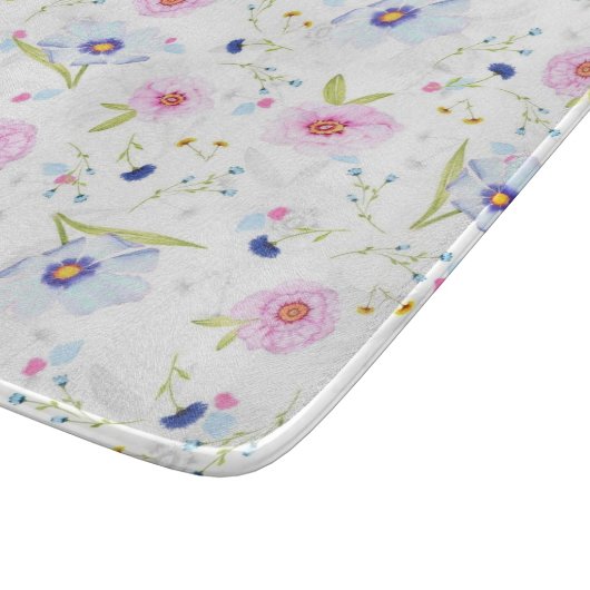 Spring Flowers Cutting Board Cadeft Snijplank (Hoek)
