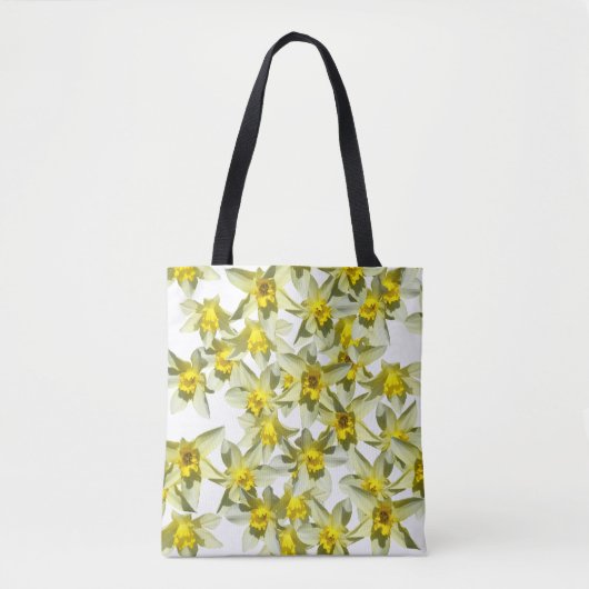 Spring Flowers Daffodils All-Over-Print Canvas tas (Voorkant)