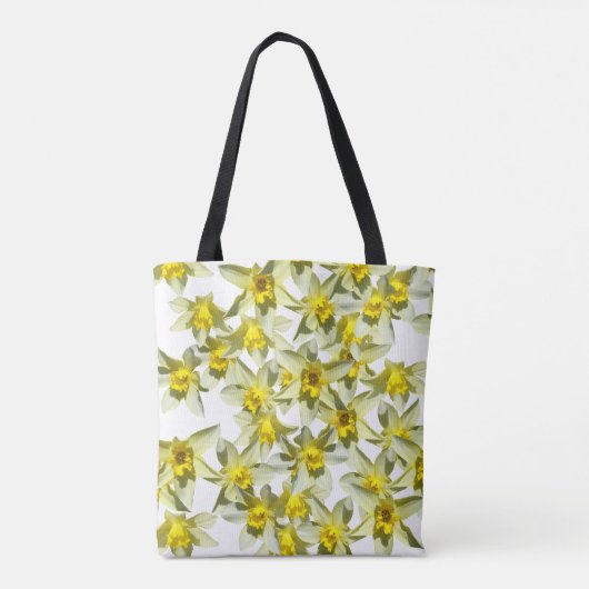 Spring Flowers Daffodils All-Over-Print Canvas tas (Achterkant)